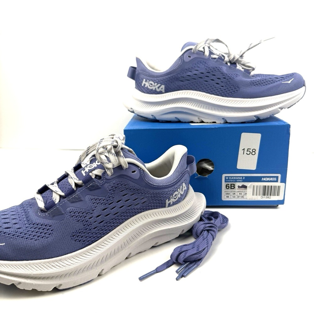 HOKA Kawana 2 Shoes Womens Size 6B  Ether Light Lavender Run Running Gym